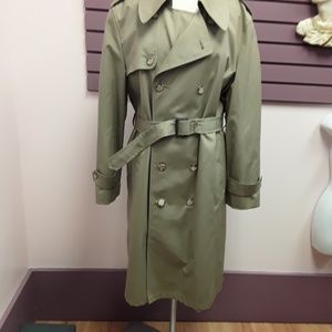woodmere lined khaki trench coat